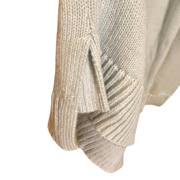 Nic + Zoe Blanket Stitch Cashmere Blend Sweater in Light Blue Size XS - Picture 10 of 13